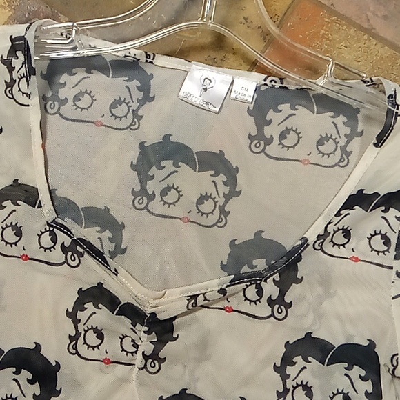 Sheer Betty Boop top - Picture 4 of 8